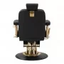 Barber chair Gabbiano Marcus, gold, black