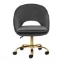 4Swivel chair Rico QS-MF18G velvet gray