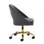 4Swivel chair Rico QS-MF18G velvet gray