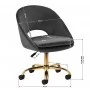 4Swivel chair Rico QS-MF18G velvet gray