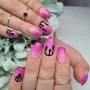 Kunst Rosy Violet Nr 43 / Künstlerische Farbe Gel Ombre Hema/di-Hema free 5g