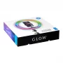 Gredzena lampa GLOW 13" RGB bsc uz statīva 10W