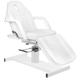 Hidrauliskais kosmētikas krēsls. 210D ar baltu spilvenu