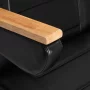 SILLON Lux 273b elektrinė kosmetinė kėdė + taburetė 304, juoda
