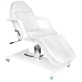 Hydrauliczne krzesło kosmetyczne.BASIC210 na kółkach