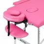 Activ Fizjo Aluminium-Massageliege Comfort, rosa