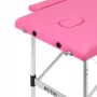 Activ Fizjo Aluminium-Massageliege Comfort, rosa