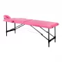 Activ Fizjo Aluminium-Klapptisch Comfort, Pink, Schwarz