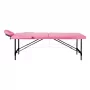 Activ Fizjo Aluminium-Klapptisch Comfort, Pink, Schwarz