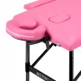 Activ Fizjo Aluminium-Klapptisch Comfort, Pink, Schwarz