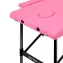 Activ Fizjo Aluminium-Klapptisch Comfort, Pink, Schwarz