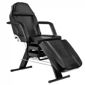 Basic 202 kosmētikas krēsls ar melnajām plāksnēm