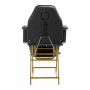 557G Cosmetical chair with gold and black kweets