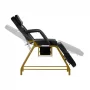 557G Cosmetical chair with gold and black kweets