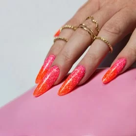 Gel Candy Nails Candy Orange by MollyLac HEMA free 5g