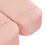 Электро косметологическое кресло SILLON CLASSIC, 3 мотора, розовый и черный