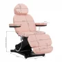 Electric cosmetology chair SILLON CLASSIC, 3 motors, pink and black