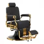 Chair of the barber Gabbiano Leonardo, golden and black