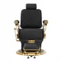 Chair of the barber Gabbiano Leonardo, golden and black