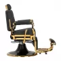 Chair of the barber Gabbiano Leonardo, golden and black