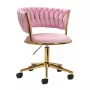 4Rico Drehstuhl QS-GW01G Pink Velvet