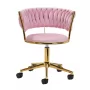 4Rico Drehstuhl QS-GW01G Pink Velvet