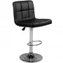 M06 quilted adjustable bar chair, black