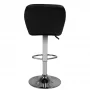 M06 quilted adjustable bar chair, black