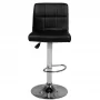 M06 quilted adjustable bar chair, black