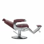 Fotel do salonu fryzjerskiego Hair System BM88066 bordowy