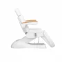 Electric cosmetic chair LUX, 4 Motor, white, with cradle